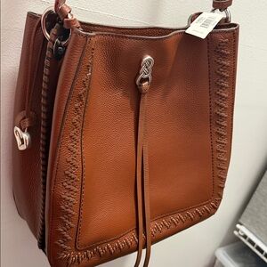Elegant Brown Leather Women's Bag